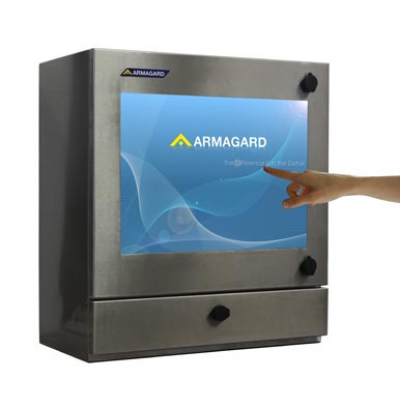 Vandtæt Touch Screen PC kabinet med integreret Armagard LTD | Export Worldwide