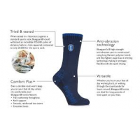 Steel Toe Boot Socken mit Diagramm der Merkmale und Vorteile