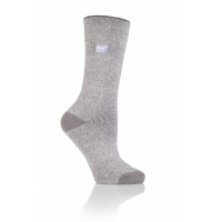 Warme graue Socken von HeatHolders, dem führenden Hersteller von Thermo-Socken.