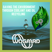 Das Schneidflüssigkeitsrückgewinnungssystem von Wogaard schont die Umwelt.