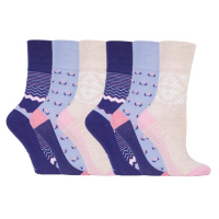 Gemusterte Soft Socken für Damen von GentleGrip.