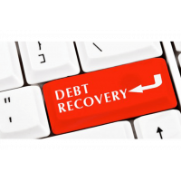 Debt Recovery - Keyboard Key - Einziehung von Forderungen