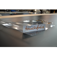 A Touchfoil ready to be installed in a waterproof touch screen