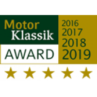 Motor Klassik award for the hail car cover.