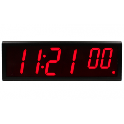 6-digit NTP PoE wall clock