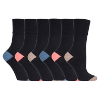 Calcetines cómodos negros de GentleGrip para hombres y mujeres.