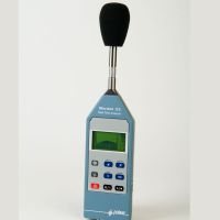 Dispositivo de medición de ruido para mediciones de sonido profesionales.