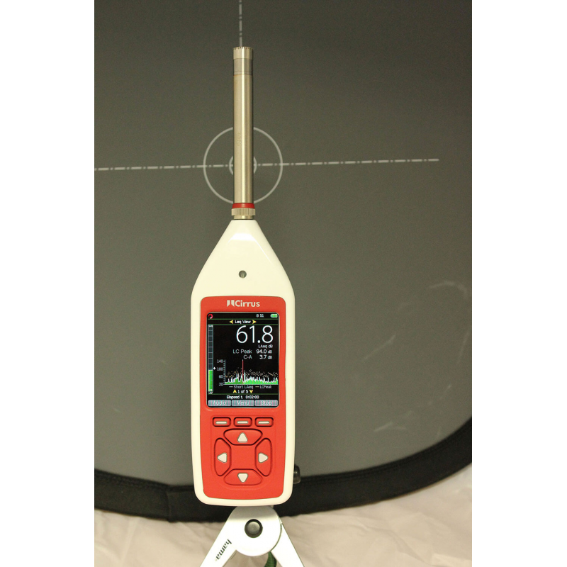 Medidor de nivel de sonido de medición de ruido del motor, Cirrus Research  plc