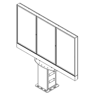 Señalización digital para exteriores en varias pantallas de Armagard