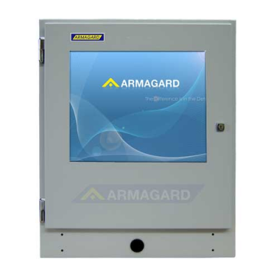 Armagard con pantalla táctil digital signage