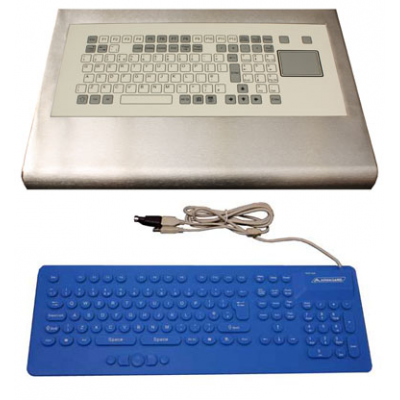 opciones de teclado lavable INTERGRATED o de forma independiente