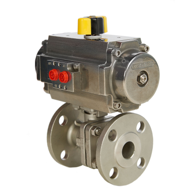 Actuator के साथ 2 टुकड़ा गेंद वाल्व