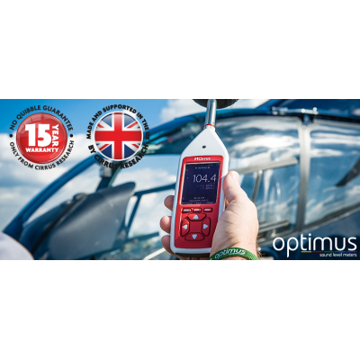 Optimus Green sound level meter dengan tonal detection