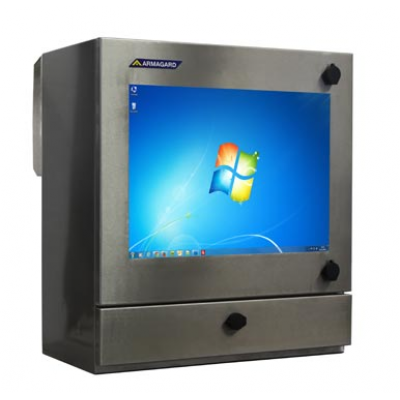 Custodia per PC in acciaio inox Armagard