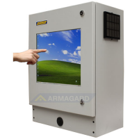 enclosure touchscreen compatto essere aperto usato