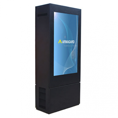 Armagard dubbele outdoor digitale totem