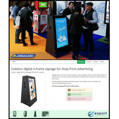 Armagard DigiStopper op ExportWorldwide en bij ISE Barcelona.