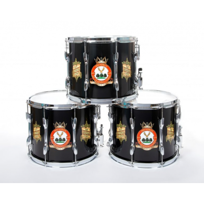 Aangepaste marching band drums van BBICO