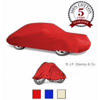Capa de carro de algodão premium disponível em três cores.