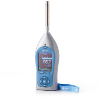 Medidor de som robusto e fácil de usar para medições de ruído industrial.
