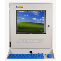 Gabinete de monitor LCD industrial da Armgard