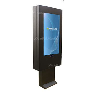 Armagard qsr outdoor digital signage enclosure