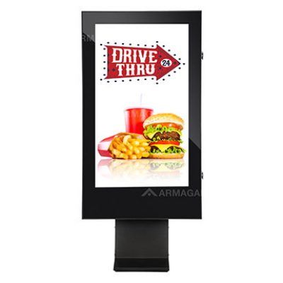 Drive Genom digital signage utomhus av Armagard